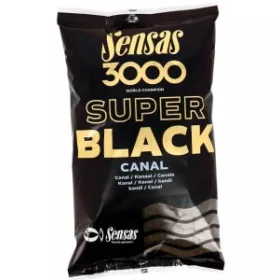 Sensas 3000 SUPER CANAL BLACK 1 kg