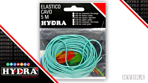 HYDRA Hollow elastic CAVO 2,8mm csőgumi (5 m) Fluo zöld színű