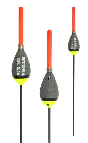 HYDRA CPS Kétpontos úszó Állóvizekre  Pelletel való horgászatra Freestyle versenyekre fejlesztve 0,10gr