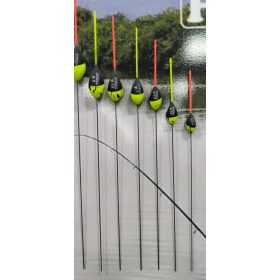   HYDRA PRO7 Kétpontos úszó Állóvizekre lassan áramló vizeken, folyóvizekben való horgászathoz 0,75 gr