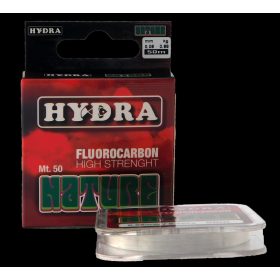   HYDRA NATURE MT 50 0,25 Monofil Fluorocarbon előke zsinór 50 méteres kiszerelésben