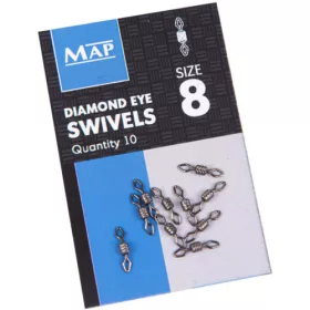 MAP DIAMOND EYE SWIVEL SIZE 8
